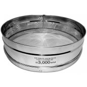 Сито d=300 мм. нерж. размер ячейки 3*3 мм. лабораторное /1/