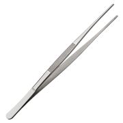 Щипцы (пинцет) 25 см. прямые, нерж. MGsteel /1/100/