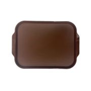 Поднос 45*34,5 см. темно-коричневый (167) поверхность шагрень MGprof /1/10/