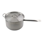 Сотейник 10 л. нерж. d=28 см. h=16 см. с 2 ручками с крышк. тройное дно (индукция) MGsteel /1/