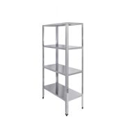 Стеллаж кухонный Luxstahl СР-1800х600х600/4 нерж