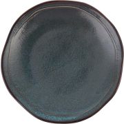 Тарелка с узким волнистым римом d 28 см , Ston blue, World of Colours