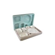 Термоподнос 542*387*120 мм. на 6 предметов с крышкой (-40°C до +110°C) п/п /1/3/