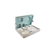 Термоподнос 542*390*120 мм. на 6 предметов с крышкой с зажимом (-40°C до +110°C) п/п /1/3/