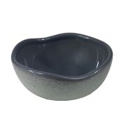 Соусник 100 мл. d=100 мм. h=40 мм. Серый, форма Крас волнистый край Bonna /1/12/