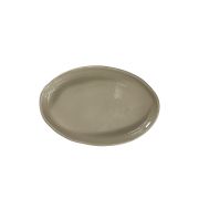 Блюдо овальное 150*100 мм. Оливковый, форма Крас волнистый край Bonna /1/12/