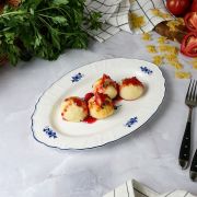 Блюдо овальное 30,5*19 см,коллекция «Blue Flower»  P.L. Proff Cuisine