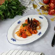 Блюдо овальное 36*22 см,коллекция «Blue Flower»  P.L. Proff Cuisine