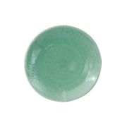 Тарелка мелкая d 17 см, h 2,5 см, цвет jade, Tourron