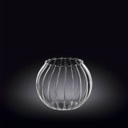 Ваза для цветов d=100 мм. h=80 мм. рельефная Термостекло Wilmax  /1/48/