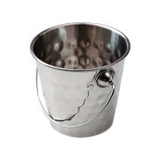 Ведерко для подачи  d=90/60 мм. h=90 мм. 350 мл. нерж. чеканное MGsteel /1/72/
