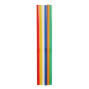 Трубочки кокт. 0,8*24 см. 250 шт/уп. цветные прямые Микс Милк /1/23/