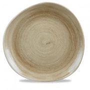 Тарелка мелкая «Волна» d28,6см, без борта, Stonecast Patina Antique Taupe