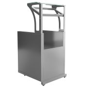 Прилавок для приборов и подносов Luxstahl ПП (С)-600 MAX Premium