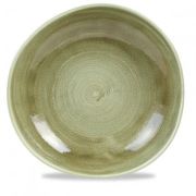 Тарелка мелкая «Волна» d28,6см, без борта, Stonecast Patina Burnished Green
