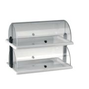 Поднос сервировочный 50*30,5 см. полипропилен, с крышкой Roll-Top, 2-х уровневый Abert /1/