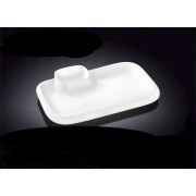 Блюдо для подачи прямоуг. 200*120 мм. с соусником, утолщенный край Wilmax /6/48/