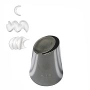 Насадка кондитер. «Полумесяц» d=31/20 мм. нерж. (BN403) /1/