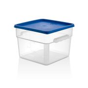 Контейнер для продуктов квадр. 11,4 л. 28*28*21 см. с мерн.шкалой, прозрач, п/п, б/крышки (кр.76717,76715,76714,76716,76836)GP/1/12/