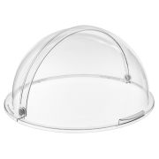 Крышка для подносов,корзин Roll-Top d=40 см. h=20 см. с ручками, поликарбонат, прозрачная GP /1/6/