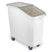 Контейнер для сыпучих продуктов  82 л 340*720*710 мм. (-40°C /+70°C) п/п на колесах, с совком, белый GP /1/4/