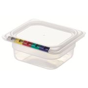 Гастроемкость 1/6 h= 65 мм. 176*162 мм. 1 л. поликарб. прозрач. /1/14/