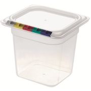 Гастроемкость 1/6 h=150 мм. 176*162 мм. 2,2 л. поликарб. прозрач. /1/8/