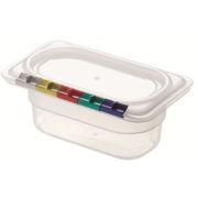 Гастроемкость 1/9 h= 65 мм. 176*108 мм. 0,6 л. поликарб. прозрач. /1/21/