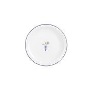 Тарелка мелкая 22 см, кант синий, Vaso Piccolo DS15