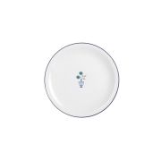 Тарелка мелкая 26 см, кант синий, Vaso Piccolo DS17