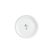 Тарелка мелкая 26 см, кант зеленый, Vaso Piccolo DS18
