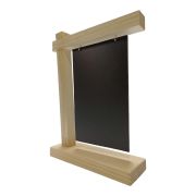 Табличка 170*220 мм. А6 меловая двусторонняя висячая, на дерев. подставке /1/5/ АКЦИЯ