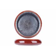 Тарелка с закругленным бортом d 16,6 см h 3,8 см, Elements Maroon