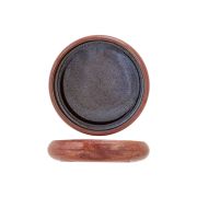 Тарелка с закругленным бортом d 21,7 см h 4,5 см, Elements Maroon