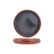 Тарелка с закругленным бортом d 24 см h 4,9 см, Elements Maroon