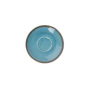 Блюдце для кофейной чашки 12 см фарфор цвет бирюзовый Seasons