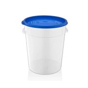 Контейнер для продуктов круглый 20,82 л. d=31 см. h=37,5 см., с мерной шкалой, прозрачный, п/п, без крышки (крышка 76740, 76739, 76738, 76741) GP /1/6/