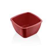 Соусник 100 мл. 70*70 мм. h=35 мм. квадратный, поликарбонат, красный GP /1/250/