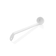 Половник 0,03 л. L ручки 24 см. d=6 см. поликарбонат, белый GP /1/48/