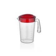 Кувшин мерный 1 л. с крышкой, п/п прозрачн. GP /1/12/