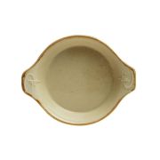 Форма для запекания d 15 см h 3,6 см (L с ручками 18 см) фарфор цвет желтый Seasons