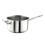 Сотейник  6,25 л. нерж. d=24 см. h=15 см. б/кр (индукция) с 2 ручками Мастер Pinti /1/