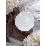 Блюдце d 16 см h  2,2 см (для чашек арт. CDF GR14, CDF GR15), фарфор, Grazia