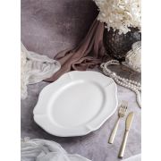 Блюдо овальное 38x26,5 см h 3,3 см, фарфор, Grazia