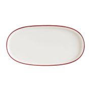 Блюдо овальное 210*100 мм. Линеа Бургундия, форма Хюгге Bonna /1/12/1116/