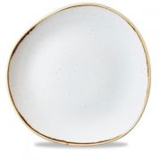 Тарелка мелкая «Волна» d28,6см, без борта, Stonecast, цвет Barley White