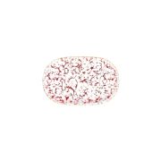 Venecia Maroon Блюдо овальное 28см ID Fine [6]