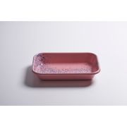 Блюдо прямоугольное 21*14*3,7см, розовый, Flow Fest, Kapka
