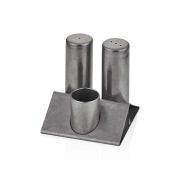 Набор соль/перец на подставке (3 предмета), ретро, Narin