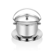 Ведро для льда на тарелке 13,5см, H10,5см, Narin